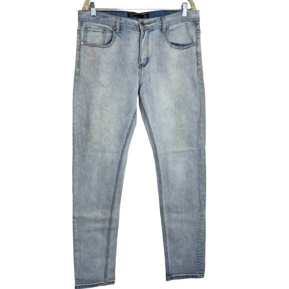 Cotton On Other - Cotton On Men's Jeans Size 36 Blue Skinny Straight Jean Light Wash work stains